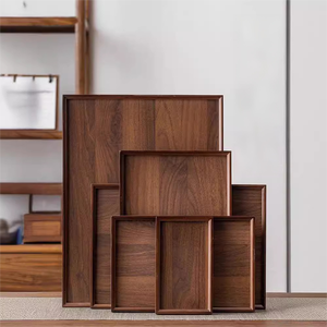 <b>Wooden</b> <b>Serving</b> <b>Tray</b> for Hotels and Restaurants, Elegant Design with Premium Quality Finish - Product Image 1