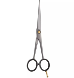 Tijeras de corte de pelo de acero inoxidable alemán profesional tipo hoja recta para uso en salón herramienta de belleza de peluquero - Product Image 4
