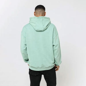 Sweat à capuche pour homme en molleton épais 100% coton de haute qualité, imprimé avec un logo personnalisé, écologique, automne - Product Image 4