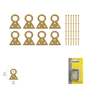 Supporto per Quadri Fisso N.1 (Blister 8 pezzi) - Product Image 1