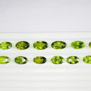 เพชรธรรมชาติคุณภาพ AAA วงรีสีเขียวตัดจากบราซิลเป็นเงาที่ยอดเยี่ยมสีสวยงามสำหรับเครื่องประดับที่ไม่ซ้ำกันทำให้ได้รับการรับรอง IGI - Product Image 3