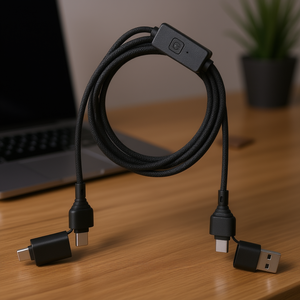 Gabbo Gadgets Sostenibles: Gestión de Cables y Accesorios Anti-Hacking - Product Image 3