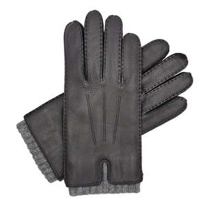 Guantes de Piel de Ciervo Cosidos a Mano para Hombre Sherborne, Forrados con Cachemira Pura - Product Image 1