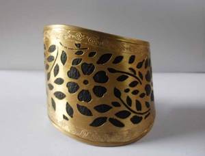 Meilleure vente Bracelet manchette indien fait à la main en cuivre pur avec aimant Meilleur accessoire de mode - Product Image 5