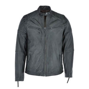 2025 Pakistan fabricant dernier Style hiver chaud hommes veste en cuir Logo personnalisé imprimé col à capuche tissu matériel - Product Image 1