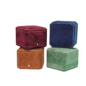 Yongda 75x75x57mm Boîte d'accessoires de protection imprimée octogonale pour boucles d'oreilles et pendentifs Stockage de bijoux - Product Image 6