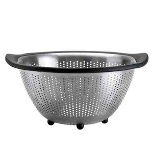 Durable Modern Style Stainless Steel <b>Colander</b> Elegant Home Kitchen Basket <b>Strainer</b> for Export Use - Product Image 1