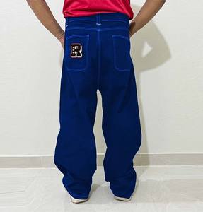 Jeans de Mezclilla Personalizados de Alta Calidad para Hombre, Corte Recto, Ecológicos, Transpirables, Tallas Grandes, Color y Logotipo Personalizables - Product Image 6