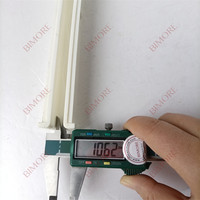 SCLP020 Bimore Insert de patin de guidage d'ascenseur moderne pour usage hôtelier, longueur 220 mm, rail 10 mm