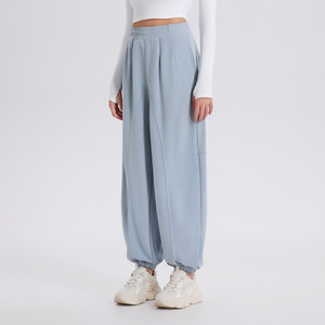 OEM Athletic Style <b>Women's</b> Sweatpants Slim Fit <b>Women's</b> Joggers Elastic Grip Ankles High Rise Waistband <b>Trousers</b> - Product Image 3