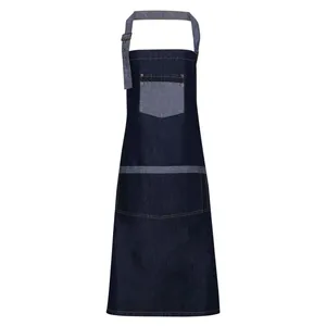 Tablier en jean contrastant Domain : Produit de merchandising élégant - Product Image 2