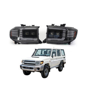 Фары Maictop: Горячая распродажа светодиодных фар головного света, дневных ходовых огней (ДХО) для Toyota Land Cruiser 70 Series LC76, LC79, LC78 - Product Image 2