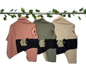 เสื้อยืดผ้าเดนิมคอวีสำหรับผู้ชายสไตล์วินเทจปกเสื้อคอวีปักลวดลายสัตว์ดีไซน์แบบนอนวูฟเวน - Product Image 3