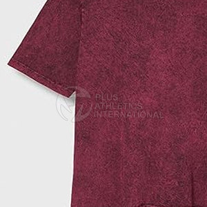 Personalizado de gran tamaño fabricante Casual lavado ácido camisetas ligeras de alta calidad 100% algodón lavado ácido camisetas - Product Image 3