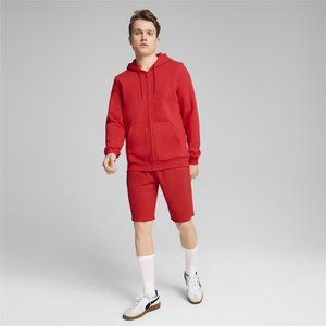 Offre Spéciale poids lourd à manches longues sweats à capuche pour hommes fermeture éclair unie couleur rouge grande taille techniques brodées pour une utilisation hivernale - Product Image 4