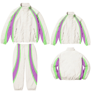 Chaqueta cortavientos personalizada para hombre al por mayor, top de chándal ligero blanco con logotipo impreso, ropa deportiva para exteriores OEM - Product Image 4