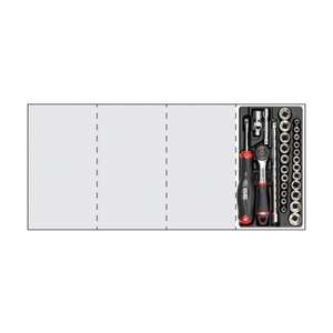 Juego de Herramientas Usag de 28 Piezas con Llave de Trinquete y Puntas de 1/4'' - Product Image 1