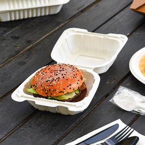 Recipientes descartáveis de PP com 1 compartimento, 6x6 polegadas, com tampa articulada e enchimento mineral. - Product Image 3