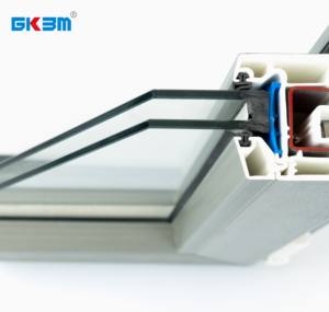 Profilés en plastique d'extrusion NFRC Fenêtres et portes en verre à <span class=keywords><strong>double</strong></span> <span class=keywords><strong>vitrage</strong></span> Matériau en <span class=keywords><strong>PVC</strong></span> Fenêtre à battant Profil UPVC - Product Image 6