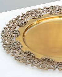 Bandeja de servicio de desayuno de latón dorado con patas para decoración del hogar bandeja de servicio de comida de restaurante de Metal de alta calidad para platos de vajilla - Product Image 3