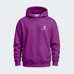 2026 Latest Style 100% Cotton Men's <b>Oversized</b> Fit Hoodies Quick Dry Customized Color Winter Wear Solid Color <b>Hoodie</b> - Product Image 4