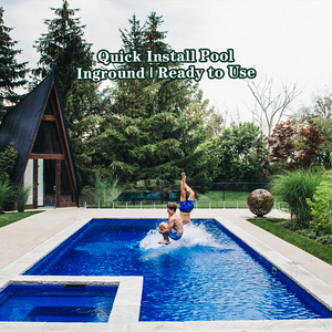 Artículos inteligentes Swim and Spa Summer Piscina de fibra de vidrio de 12 pies Instalación rápida Piscinas familiares - Product Image 5