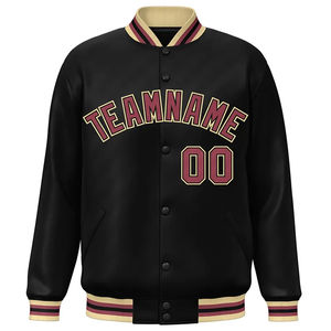 Chaqueta cortavientos con letras y soporte Vintage para hombre, chaqueta de invierno de talla grande con revestimiento personalizado, bordado, largo, liso, teñido, venta al por mayor - Product Image 3