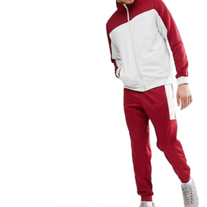 Conjunto Deportivo de Poliéster para Hombre, Estilo Color Block, Corte Ajustado, Ropa Deportiva, Venta al por Mayor 2025 - Product Image 1