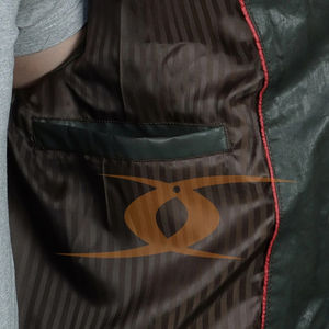 Vêtements de sport unisexes de haute qualité, personnalisés avec logo imprimé, en cuir véritable, coupe-vent, respirant, avec perles, grande taille, design - Product Image 6