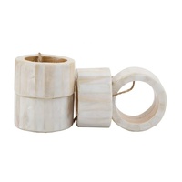 Anneaux de serviette bohèmes en laiton de haute qualité en stock pour la décoration de table d'événements de mariage, porte-serviettes