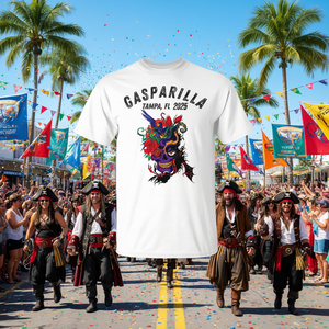 T-shirt du festival des pirates Gasparilla Tampa Fl 2025 - Product Image 3