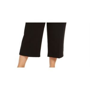 Pantaloni Culotte Alfani da Donna Taglia Plus 14W con Cintura e Dettagli Metallici e Bottoni, Colore Nero - Product Image 3