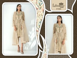 Diseñador recién llegado ropa India trabajo hecho a mano Kurti pantalón Dupatta conjunto Organza bordado trabajo último gharara Salwar traje diseño - Product Image 3