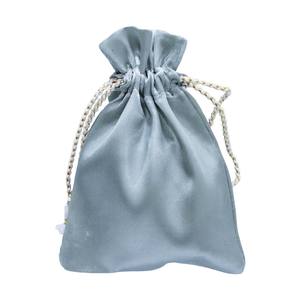 Bolsa de almacenamiento de joyas con cordón de satén al por mayor favores de boda fiables y bolsa de regalo MOQ bajo de 50 piezas - Product Image 1