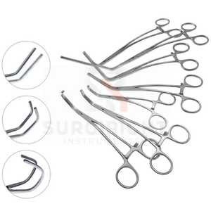 Debakey ตัวหนีบหลอดเลือดหัวใจออร์ติกเครื่องมือทางการแพทย์ออกแบบโลโก้ตามสั่ง - Product Image 4