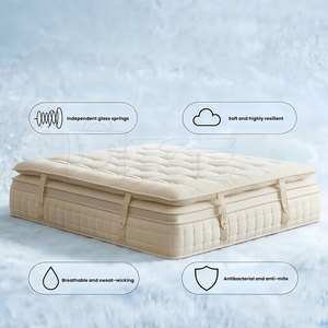 Surmatelas pliable en mousse à mémoire de forme, portable, imperméable, écologique, matelassé, couche de literie douce toutes saisons pour chambre d'amis - Product Image 3