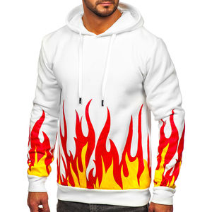 Sudadera con capucha de sublimación 3D personalizada para hombre, Sudadera con capucha de algodón y poliéster para hombre, ropa de calle, sudaderas con capucha personalizadas para hombre - Product Image 3