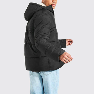 Último diseño Ropa informal Adultos Hombres Nuevo diseño Color sólido Logotipo personalizado Hombres Burbuja Casual Cálido Chaqueta acolchada Chaqueta de invierno - Product Image 4