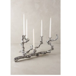 Candelabro de Latón y Aluminio Hecho a Mano, Personalizado, de Prestigio, con Acabado Premium, Estilo Moderno, Decoración para el Hogar de Alta Gama - Product Image 4