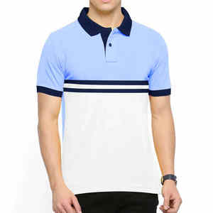 Services OEM sur mesure polo en coton de haute qualité pour hommes nouveau design polo en coton à manches courtes de couleur unie à vendre - Product Image 1