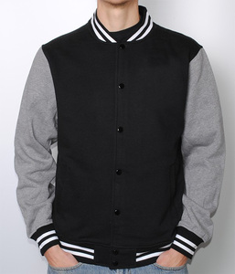 Chaqueta Varsity de Invierno para Hombre de Alta Calidad al por Mayor, Mezcla de Poliéster y Algodón, Logotipo Personalizado, Cuello Alto, Corte Ajustado - Product Image 4