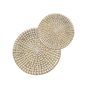 CESTA COLGANTE DE PARED TEJIDA hecha a mano Natural personalizable DECORACIÓN de Vietnam Material ecológico Hogares conscientes del medio ambiente - Product Image 1