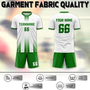 Uniforme de Equipo Personalizado para Adultos, Jersey con Nombre y Logotipo del Equipo Personalizados, Jersey de Fútbol Negro/Blanco, 100% Poliéster, Transpirable, de Secado Rápido, con Protección UV - Product Image 5