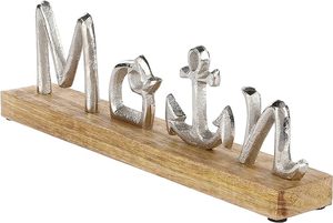 Trending Design Heart Decorative Stand 22 cm Large Decorative Object Amour 2 as <b>Table</b> Decoration Windowsill Decoration Silver - Product Image 6