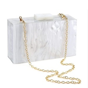 Pochette décorative en résine époxy pour femmes sac à main abordable pochette en résine sac à main de fête mariage pochette en résine élingues - Product Image 1