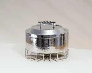 Primum Quality Stainless Steel Food Warmer With High Quality Wooden <b>Dish</b> <b>Serving</b> Food Warmer Use For Home Hotel Restaurants - Product Image 3