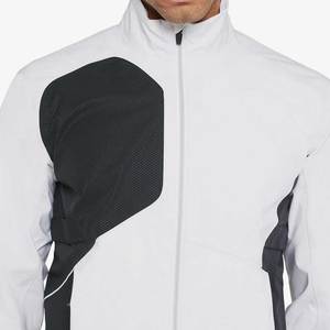 Chaqueta cortavientos de Golf para hombre de bloque de Color de diseñador impermeable transpirable ligero ropa deportiva de moda OEM - Product Image 4