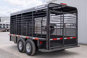 We Offer Free Shipping <b>For</b> Top quality 6x16 Livestock <b>Trailer</b> 7k GVWR <b>Trailer</b> With Durable Hydraulic Core Components <b>for</b> <b>Sale</b> - Product Image 2