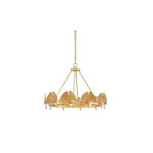 Pendentif en métal personnalisable en forme de feuille d'or de 14 pouces pour la maison - Product Image 3