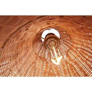 New Product Wicker <b>Large</b> Rattan <b>Candlestick</b> Holder Home Decoration Christmas VN HNH Craft Model HNH2351 - Product Image 3